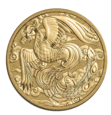 Goldmünze  Chinese Myths and Legends Phoenix 1 Unze 2023 
